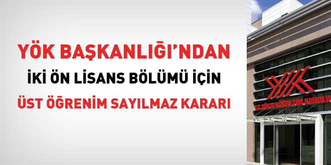 YÖK'ten, Acil Durum ve Afet Yönetimi ile Sosyal Hizmet Mezunları için 'Üst Öğrenim' sayılmaz kararı
