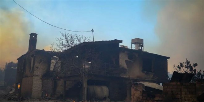Konya Emniyetinden Manavgat'taki yangn nedeniyle gzergah uyars