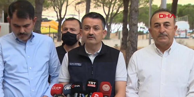 Bakan Pakdemirli: Güvercinlik'te bir otel tahliye ediliyor