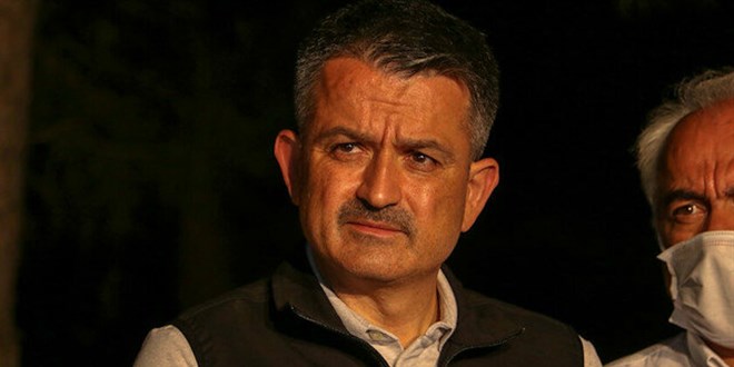 Bakan Pakdemirli: Kilis yangını kontrol altına alındı