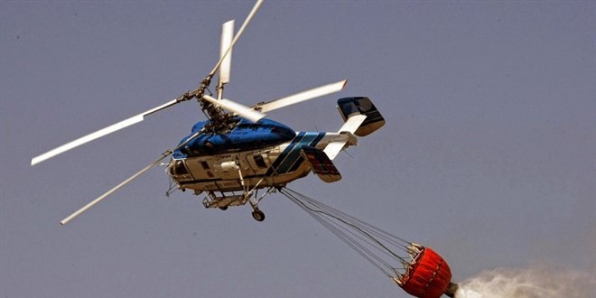 Yangınla mücadelede helikopter, uçağa göre daha üstün