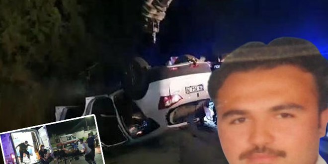 Bursa'da 3 aracın karıştığı kazada 1 kişi öldü, 2'si ağır 5 kişi yaralandı