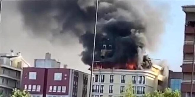 Ankara'da korkutan otel yangını!