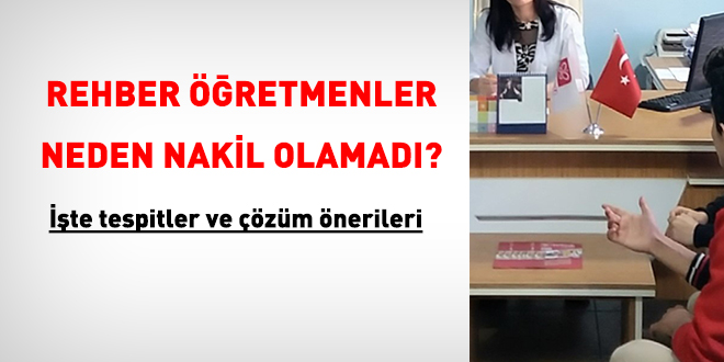 Rehber öğretmen nakilleri il içinde tıkandı. İşte çözüm önerileri