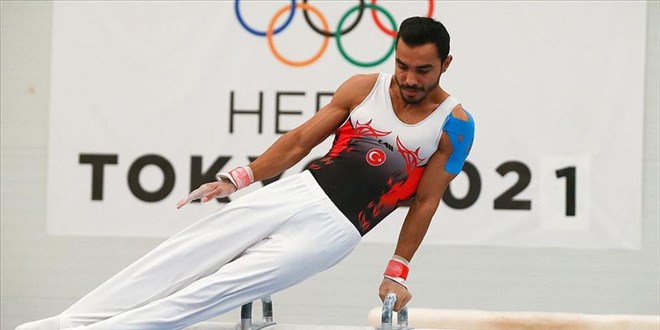 T�rk cimnasti�i tarihindeki ilk olimpiyat madalyas�n� Ferhat Ar�can ile ald�