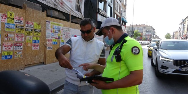 Ceza yazan polise tepki: İnşallah sizin de başınıza gelir