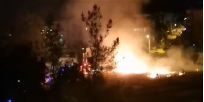 Kışlanın yanında ateş çıkaran şüpheli tutuklandı