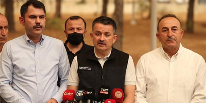 'Manavgat ve Gündoğmuş'taki yangınlar kontrol altına alındı'