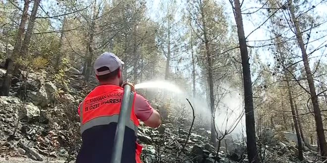 Yangına müdahale ederken eşinin doğum yaptığını öğrendi