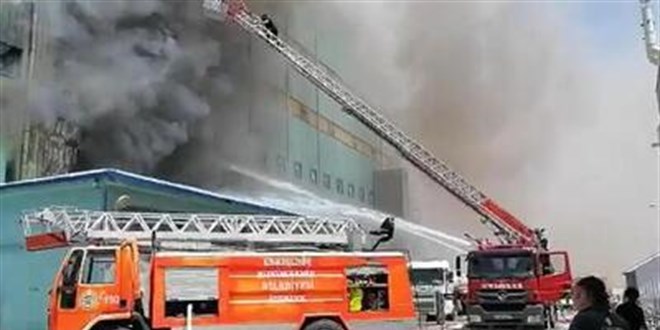 Eskişehir'de bor işletmesinde çıkan yangın kontrol altına alındı