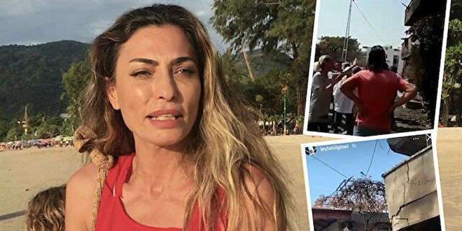 Leyla Bilginel Manavgat'ta yardım alan vatandaşları azarladı