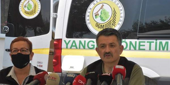 Bakan Pakdemirli: İki ilde altı noktada orman yangınları devam ediyor