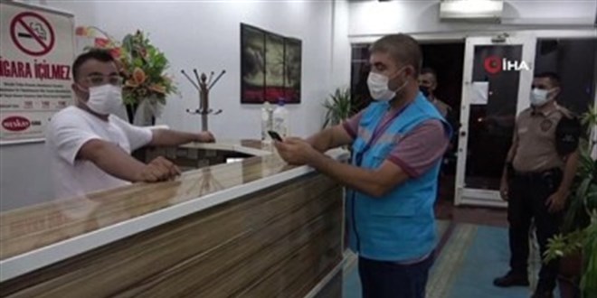Koronalı hasta otelde yakalandı: 4 bin 50 lira ceza uygulandı