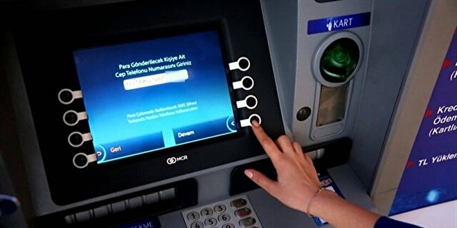 ATM'den yaplacak EFT'lerde, ilem cretleri artrld