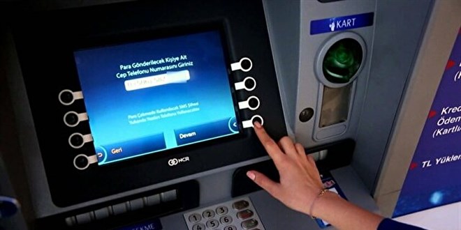 ATM'den yapılacak EFT'lerde, işlem ücretleri artırıldı
