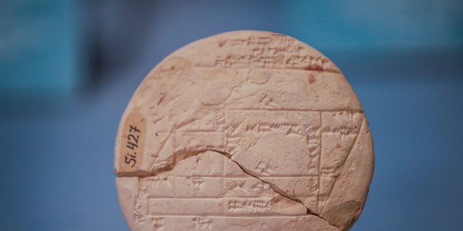 Arkeoloji Mzesi'nde geometri tarihini deitirecek tablet