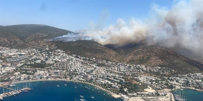 Bodrum yeniden alevlere teslim oldu