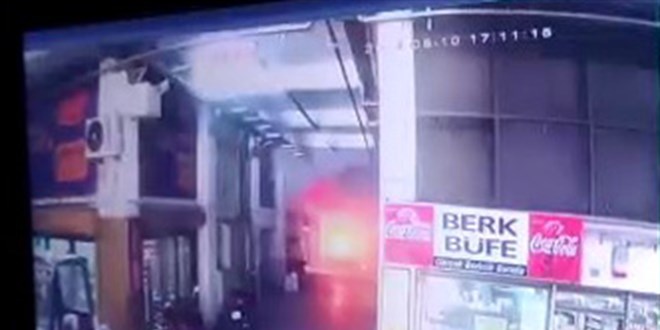 Ey�psultan'da 6 i��inin yaraland��� patlama an� kamerada