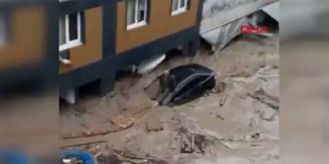 Bozkurt İlçe Jandarma Komutanlığı'nı su bastı