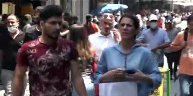 Gaziantep'te vaka sayısı arttı caddeler doldu taştı