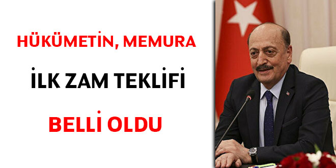 Hükümetin memurlara yaptığı ilk zam teklifi belli oldu