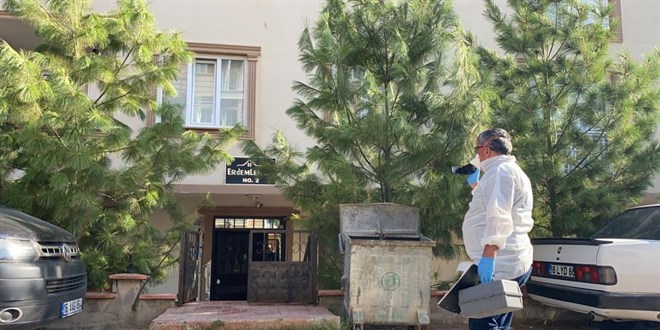 Silah sesine uyanan bina sakinlerine şok
