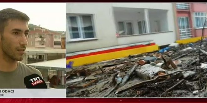 Aracyla selde srklendi: O anlar anlatt