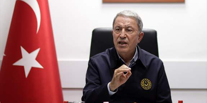 Bakan Akar: 24 saat içinde 22 terörist etkisiz hale getirildi