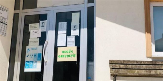 Bu Aile Sağlığı Merkezi'nde grev yapılmaktadır...!