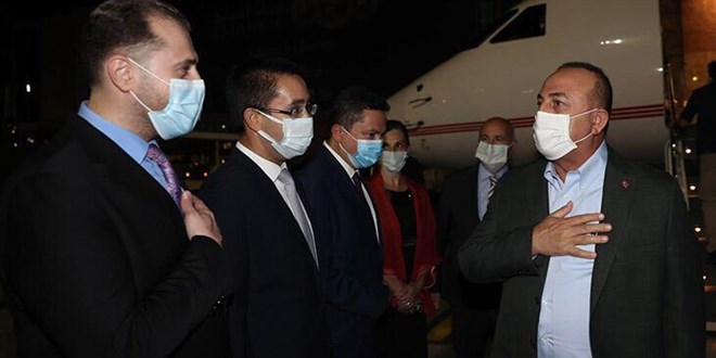 Dileri Bakan Mevlt avuolu, rdn'e gitti