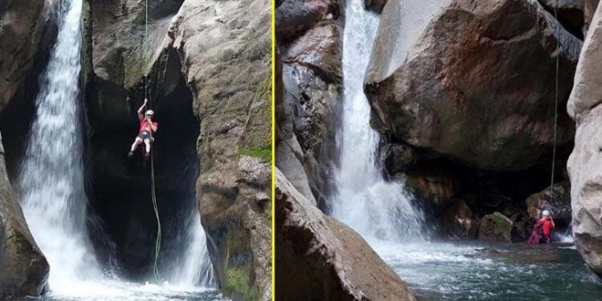 �ona Kanyonu'nda 12 yeni �elale ke�fedildi