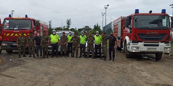 Yangınlarla mücadele için gelen Azerbaycan ekibi ülkelerine döndü