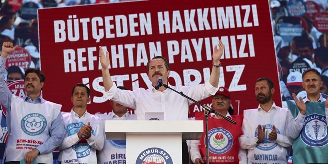 Memur-Sen'den Ankara'da 15 bin kişilik eylem