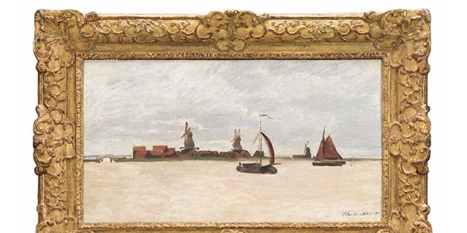 Monet'in 1,4 milyon dolarlk tablosu hrszlarn hedefi oldu