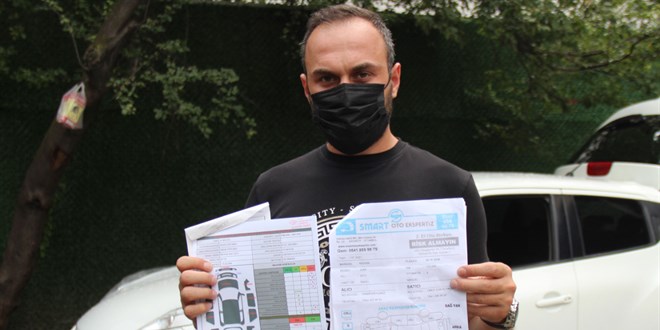 Bütün parçaları orijinal diye aldı, 8 parça kaporta değişmiş
