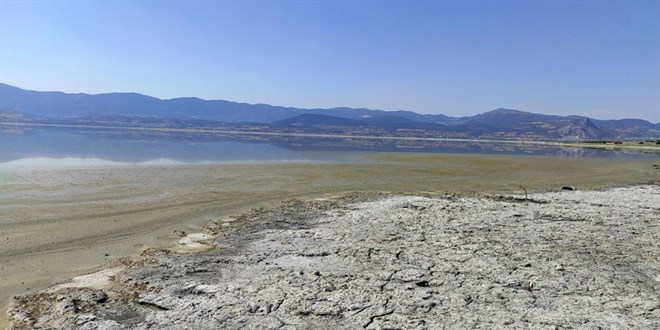 Burdur Gölü'nde alg patlaması