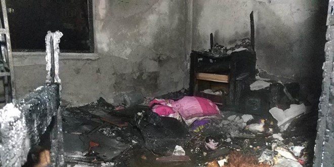 Uzaklaştırma kararı olan kız arkadaşının evini yaktı iddiası