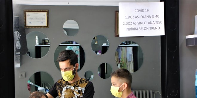 Berberden aşı tarifesi: 1'inci doz aşı olana yüzde 40, 2'nci doz olana yüzde 50 indirim