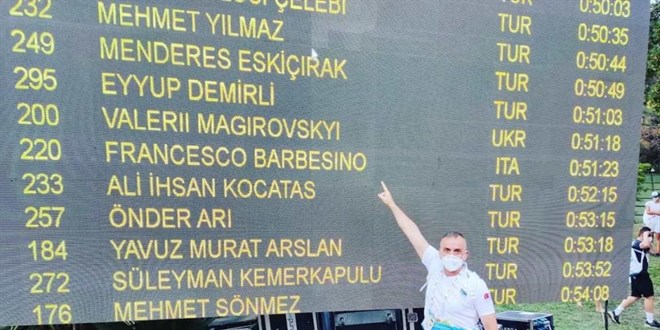 Kimya öğretmeni 11. kez kıtalararası yüzücü unvanını aldı