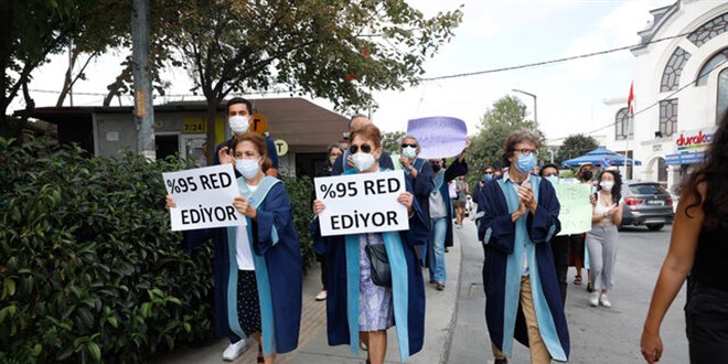 Boğaziçi Üniversitesi'nden rektör eylemi