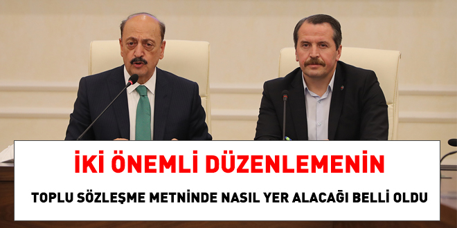 3600 ek gösterge ve sözleşmeliye kadro, toplu sözleşme metninde bu şekilde yer alacak
