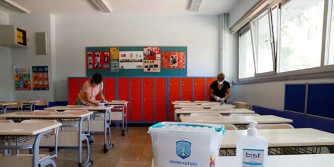 stanbul'daki okullar, tam zamanl yz yze eitime hazrlanyor