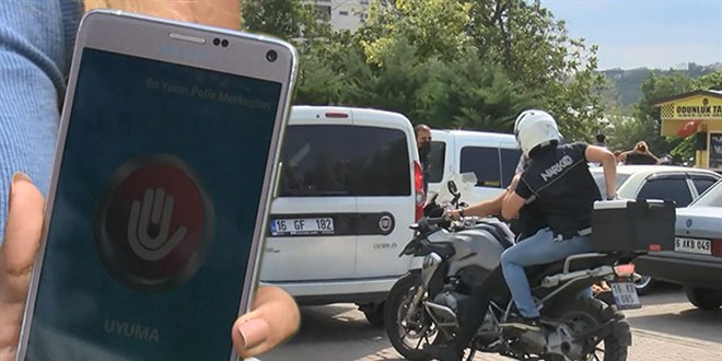 DHA muhabirleri UYUMA ihbarı yaptı, polis 7 dakikada geldi