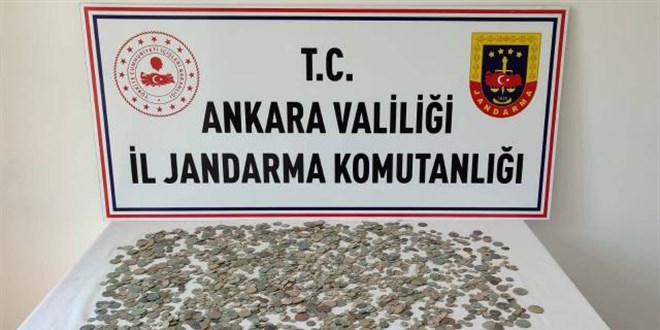 Ankara'da 2 bin 30 sikke ele geçirildi