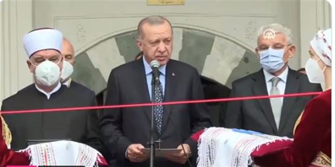 Erdoğan, Saraybosna'da restore edilen caminin açılışını yaptı