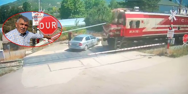 Trenin altında kalmaktan son anda kurtulan Dursun Arslan, o anları anlattı: