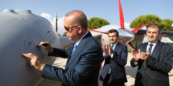 Erdoğan, AKINCI TİHA'nın özelliklerini içeren grafik paylaştı