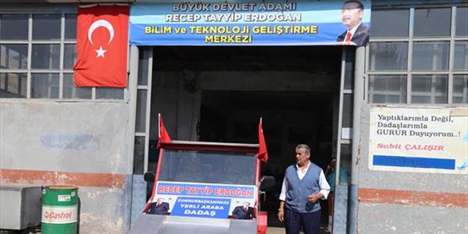 Motor ustası ürettiği iki araç için patent başvurusunda bulunacak