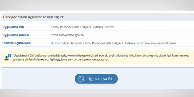 Kamu personeli aile bilgileri bildirim sistemi çalışmıyor