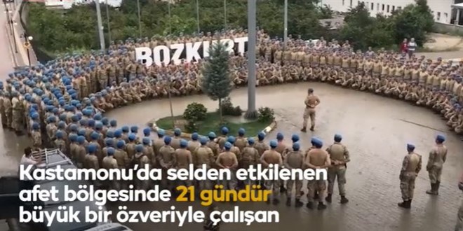 Komandoların Bozkurt'a vedası: Çatakta, batakta, Bozkurt'ta daima hazır